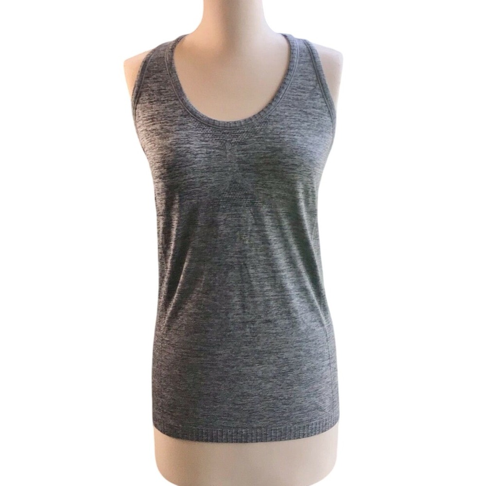 Danskin Now Fitted Tank‎ Top Racerback Activewear Heather Gray XL/XG